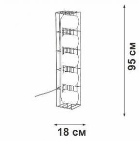 Торшер Vitaluce V3019 V3019-1/5P в Ялуторовске - yalutorovsk.ok-mebel.com | фото 4