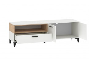 Тумба ТВА НМ 013.44 "Bergen" (Белый/Дуб бунратти) в Ялуторовске - yalutorovsk.ok-mebel.com | фото 2