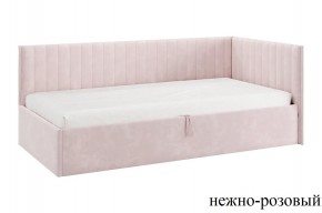 ТВИКС Кровать (тахта) с ПМ 900 (нежно-розовый) в Ялуторовске - yalutorovsk.ok-mebel.com | фото