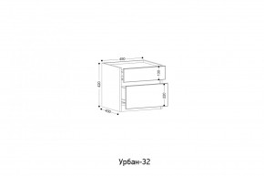 УРБАН- 32 Тумба в Ялуторовске - yalutorovsk.ok-mebel.com | фото 2