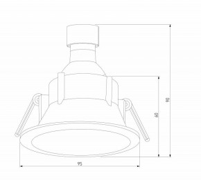 Встраиваемый светильник Elektrostandard Side 25059/01 в Ялуторовске - yalutorovsk.ok-mebel.com | фото 6