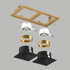 Встраиваемый светильник Lightstar Domino D5230707GMOD в Ялуторовске - yalutorovsk.ok-mebel.com | фото 2
