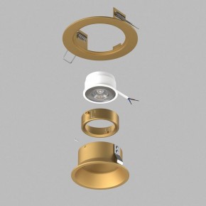 Встраиваемый светильник Lightstar Domino D61303GMOD в Ялуторовске - yalutorovsk.ok-mebel.com | фото 3