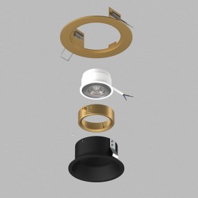 Встраиваемый светильник Lightstar Domino D61307GMOD в Ялуторовске - yalutorovsk.ok-mebel.com | фото 3