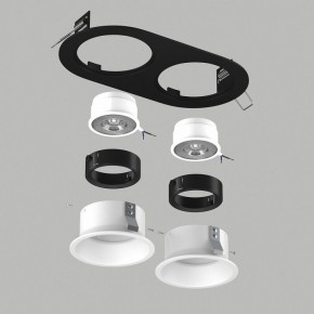 Встраиваемый светильник Lightstar Domino D6570606BMOD в Ялуторовске - yalutorovsk.ok-mebel.com | фото 3
