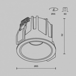 Встраиваемый светильник Maytoni Alfa LED DL043-01-10W3K-RD-W-1 в Ялуторовске - yalutorovsk.ok-mebel.com | фото 10