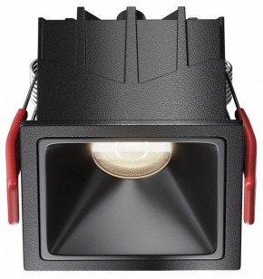 Встраиваемый светильник Maytoni Alfa LED DL043-01-10W4K-SQ-B-1 в Ялуторовске - yalutorovsk.ok-mebel.com | фото