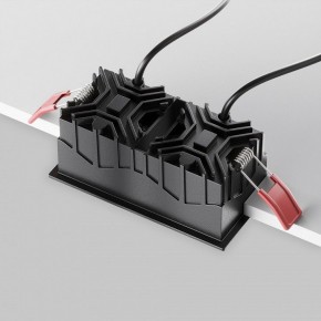 Встраиваемый светильник Maytoni Alfa LED DL043-02-10W3K-SQ-B-1 в Ялуторовске - yalutorovsk.ok-mebel.com | фото 9