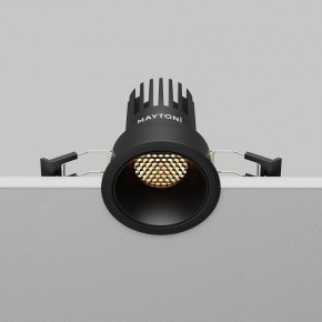 Встраиваемый светильник Maytoni Dip DL115-10W-2.7K-B в Ялуторовске - yalutorovsk.ok-mebel.com | фото 7
