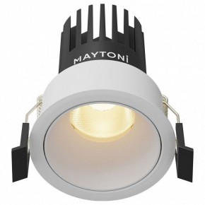 Встраиваемый светильник Maytoni Dip DL115-10W-2.7K-W в Ялуторовске - yalutorovsk.ok-mebel.com | фото 2