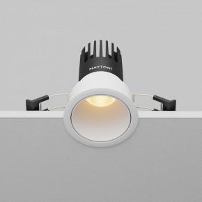 Встраиваемый светильник Maytoni Dip DL116-10W-2.7K-W в Ялуторовске - yalutorovsk.ok-mebel.com | фото 5
