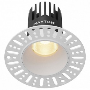 Встраиваемый светильник Maytoni Dip DL119-10W-2.7K-TRS-W в Ялуторовске - yalutorovsk.ok-mebel.com | фото