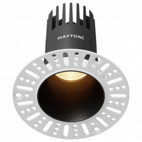 Встраиваемый светильник Maytoni Dip DL120-10W-2.7K-TRS-B в Ялуторовске - yalutorovsk.ok-mebel.com | фото