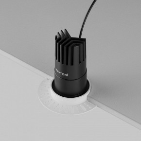 Встраиваемый светильник Maytoni Dip DL120-10W-2.7K-TRS-B в Ялуторовске - yalutorovsk.ok-mebel.com | фото 6