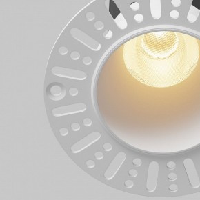 Встраиваемый светильник Maytoni Dip DL120-10W-2.7K-TRS-W в Ялуторовске - yalutorovsk.ok-mebel.com | фото 4