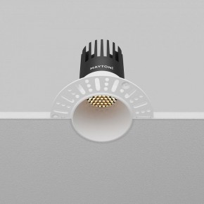 Встраиваемый светильник Maytoni Dip DL120-10W-2.7K-TRS-W в Ялуторовске - yalutorovsk.ok-mebel.com | фото 8