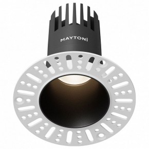 Встраиваемый светильник Maytoni Dip DL120-10W-4K-TRS-B в Ялуторовске - yalutorovsk.ok-mebel.com | фото