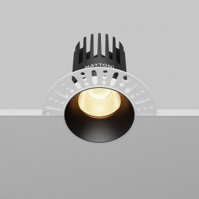 Встраиваемый светильник Maytoni Dip DL121-15W-2.7K-TRS-B в Ялуторовске - yalutorovsk.ok-mebel.com | фото 5