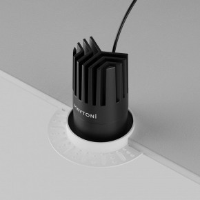 Встраиваемый светильник Maytoni Dip DL121-15W-2.7K-TRS-B в Ялуторовске - yalutorovsk.ok-mebel.com | фото 6