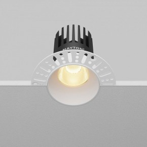Встраиваемый светильник Maytoni Dip DL121-15W-2.7K-TRS-W в Ялуторовске - yalutorovsk.ok-mebel.com | фото 5