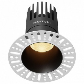 Встраиваемый светильник Maytoni Dip DL122-15W-2.7K-TRS-B в Ялуторовске - yalutorovsk.ok-mebel.com | фото