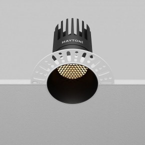 Встраиваемый светильник Maytoni Dip DL122-15W-2.7K-TRS-B в Ялуторовске - yalutorovsk.ok-mebel.com | фото 7