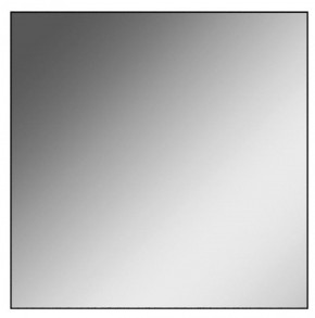 Зеркало Corsica 600х600 black без подсветки Sansa (SB1064Z) в Ялуторовске - yalutorovsk.ok-mebel.com | фото 1