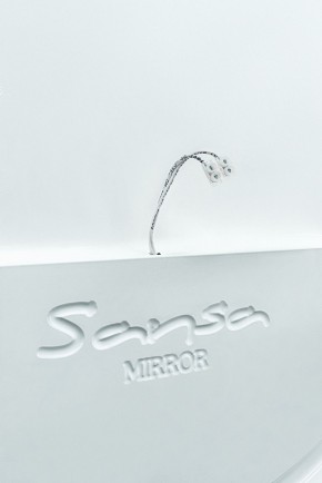 Зеркало Gia 75 white с подсветкой Sansa (SGa1044Z) в Ялуторовске - yalutorovsk.ok-mebel.com | фото 5