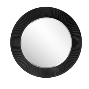 Зеркало круглое черный (РМ/02(S) в Ялуторовске - yalutorovsk.ok-mebel.com | фото 1